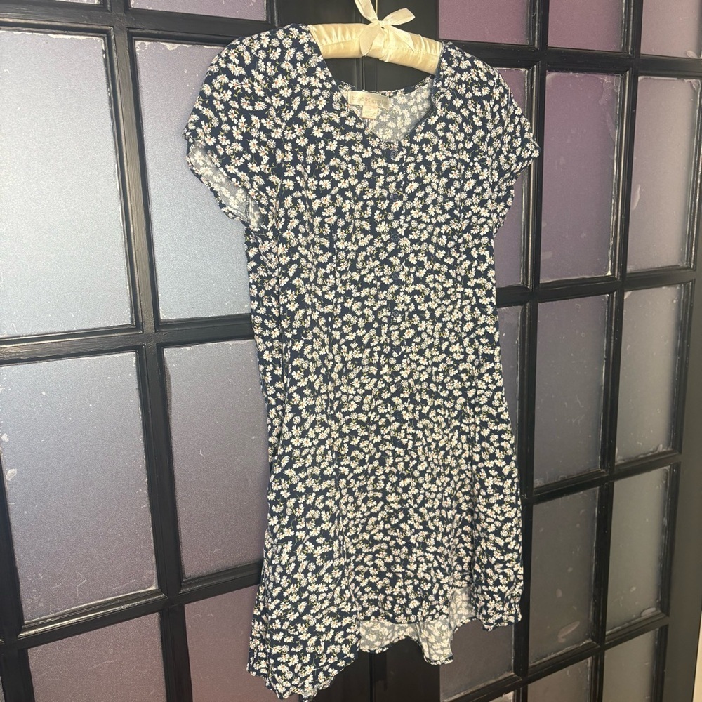 Band of Gypsies Daisy Floral Dress Cottagecore Boho Mini Size L